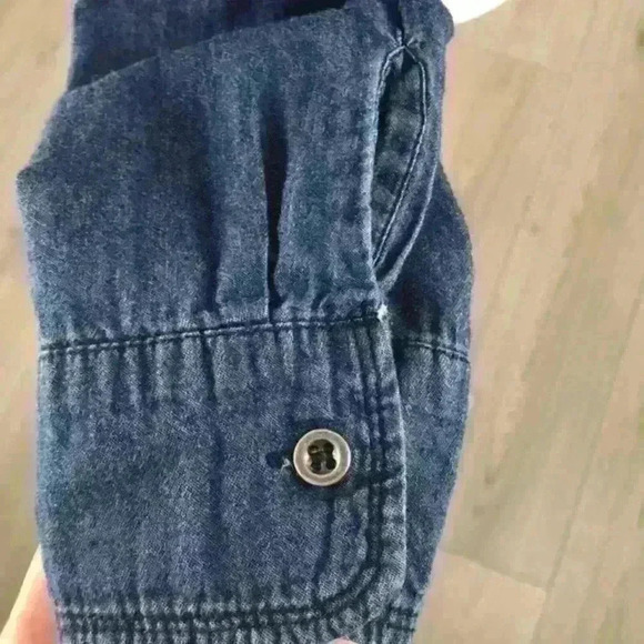 Ali & Kris Blue Button Down Shirt Size M - Picture 6 of 8